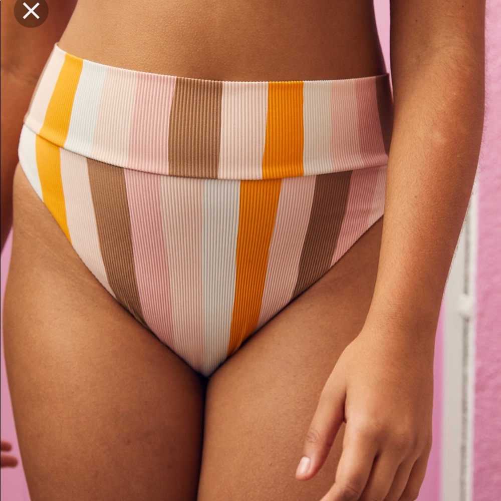 ISO LARGE Aerie high waist ribbed bikini
